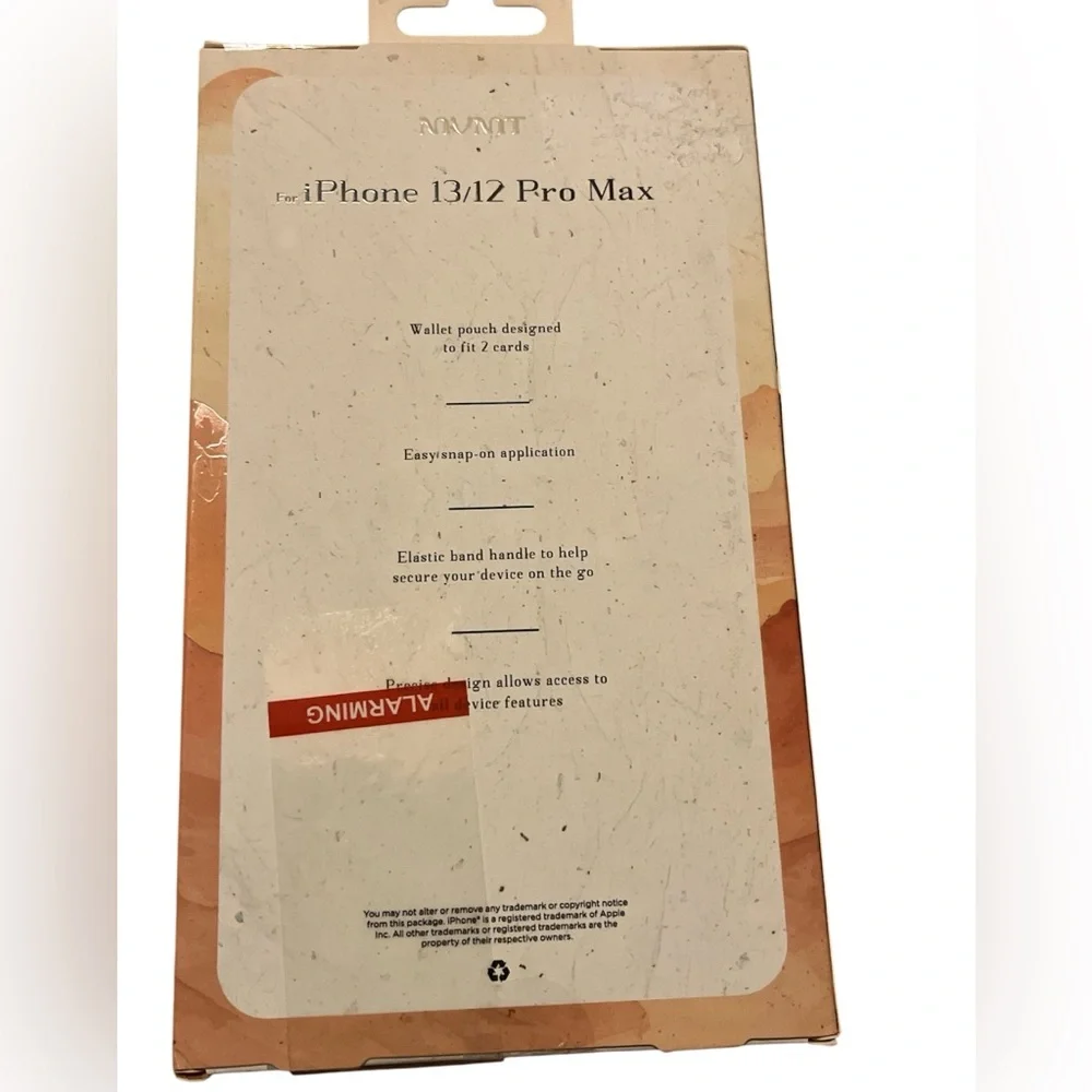 BADLANDS PROTECTIVE WALLET CASE WITH ELASTIC GRIP. Fits iPhone 12/13 PROMAX. NIB
